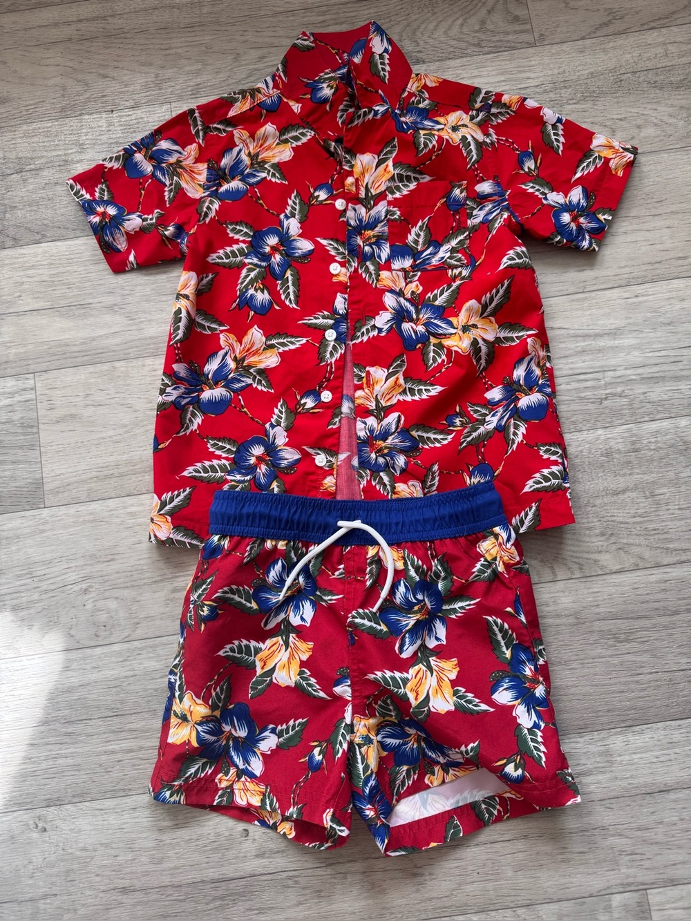 Nwot Boys swim set Janie & jack 4T